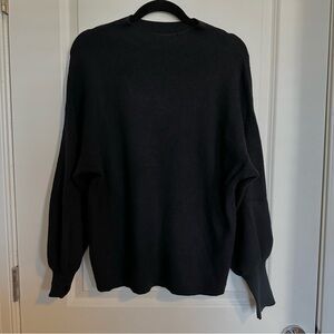 a new day Black Ribbed Long Sleeve Sweater